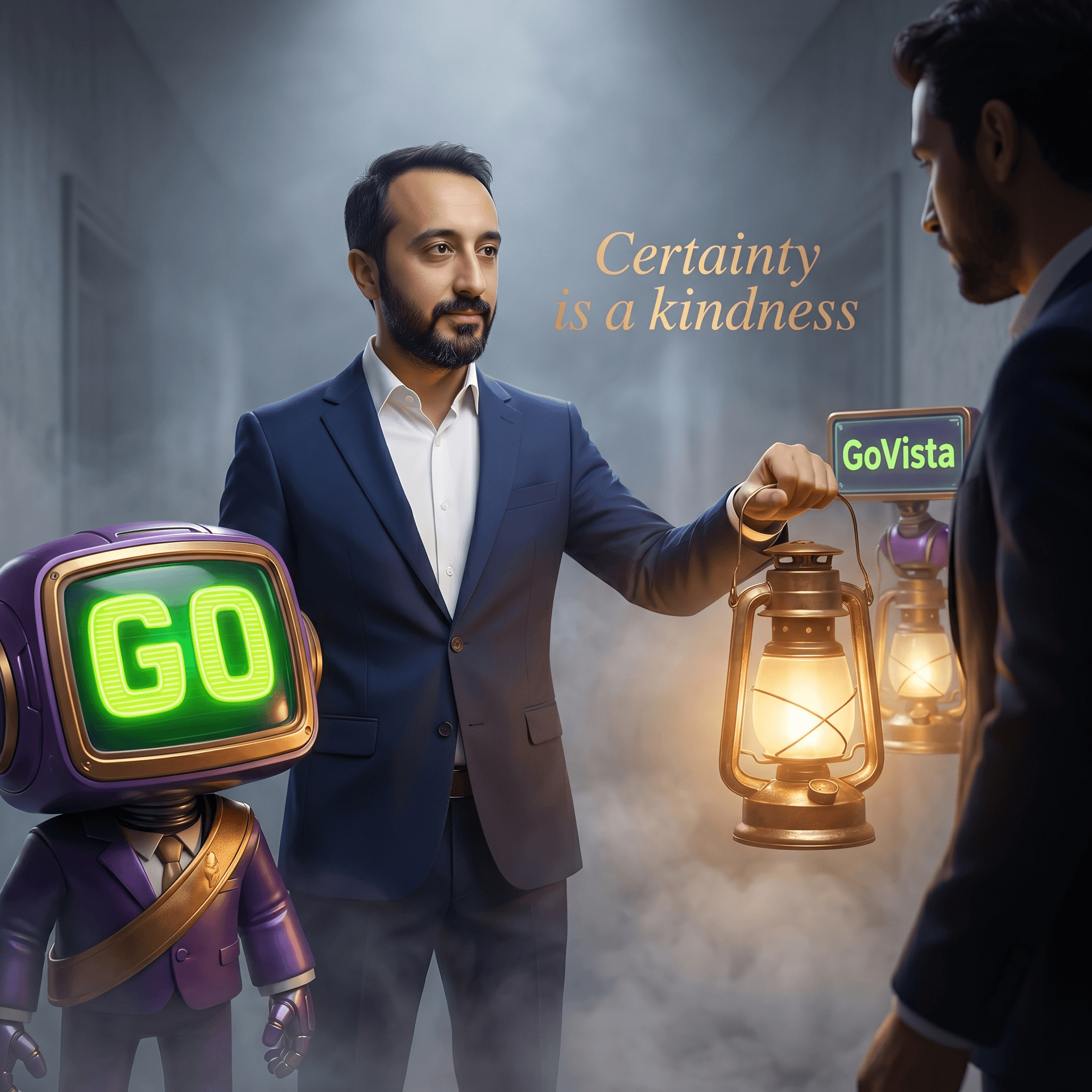 Mascot illustration: La certeza es una amabilidad